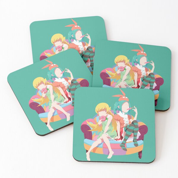 Item preview, Shinobu and Yotsugi from Monogatari Series designed and sold by matsumayuyu.