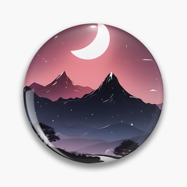 Artikelvorschau, landschaft mond mystisch dunkel farben entworfen und verkauft von saeedsho.