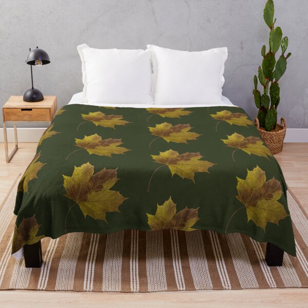 Item preview, Brown and green maple leaf designed and sold by KRFNatureGifts.