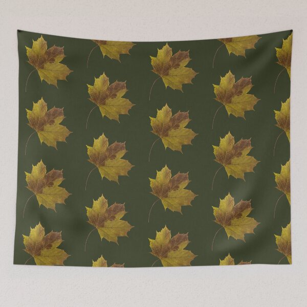 Item preview, Brown and green maple leaf designed and sold by KRFNatureGifts.