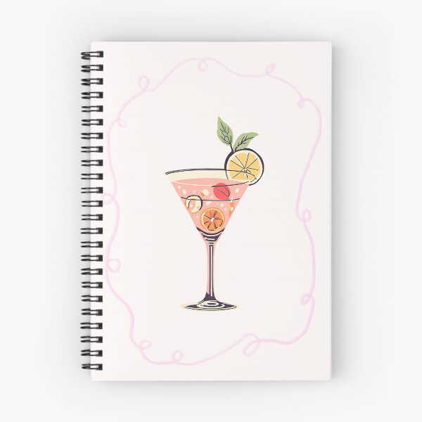 Item preview, Girly Cocktail in Wine Glass designed and sold by bowsbotanicals.