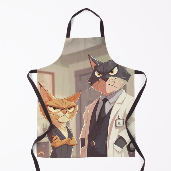 Item preview, Cranky Doctor Cat and Nurse designed and sold by PyramidSchmear.