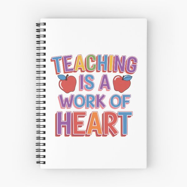 Item preview, Teaching Is a Work of Heart designed and sold by PursuitHive.