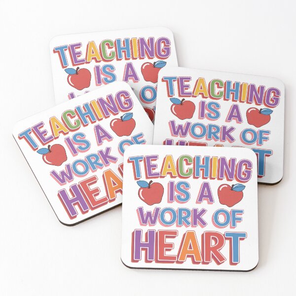 Item preview, Teaching Is a Work of Heart designed and sold by PursuitHive.