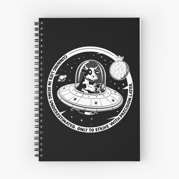 Item preview, Cunning Cow in Space: How She Outsmarted the Aliens and Stole Their Ship designed and sold by Dizartico.