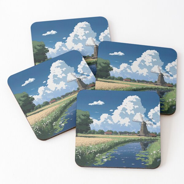 Item preview, Netherlands landscape | Anime style designed and sold by ComicsFactory.