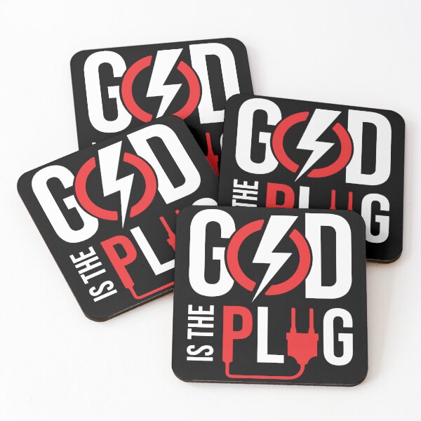 Item preview, GOD IS THE PLUG designed and sold by Goody-Girls.