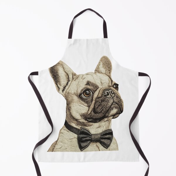 Artikelvorschau, Niedliche Französisch Bulldog Liebhaber, Design Stickerei Faux entworfen und verkauft von justtakemycash.