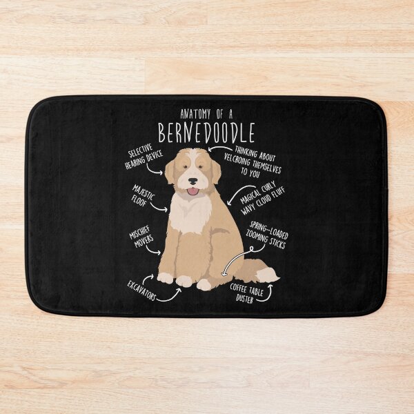 Item preview, Bernedoodle Recessive Yellow Bicolor Dog Anatomy designed and sold by Clara Hollins.