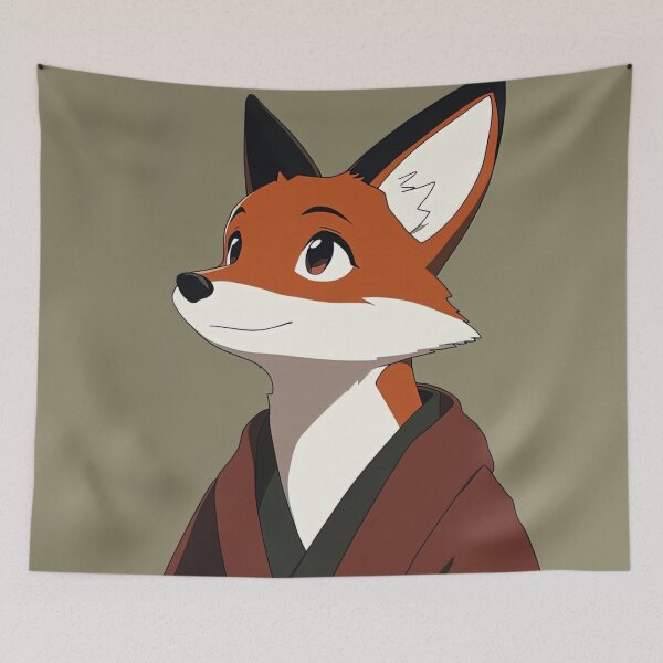 Artikelvorschau, Ninja-Fuchs | Anime-Stil entworfen und verkauft von ComicsFactory.