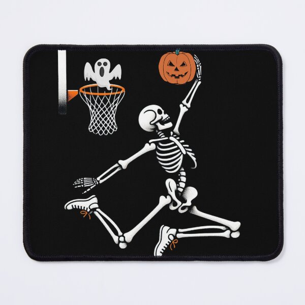 Item preview, Skeleton playing basketball, Slam Dunk Spooktacular. designed and sold by TheBichrDesign.