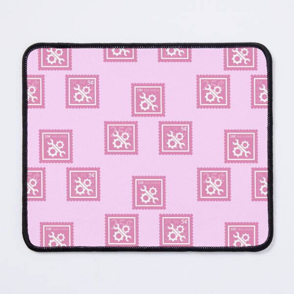 Item preview, Mechanical Engineering | Pink & White Stamps | College Automation Major | Robotic Mechanics Graduate School Class | Manufacture Engineer Job | University Degree Minor | StampHeed 005 designed and sold by StampHeed.