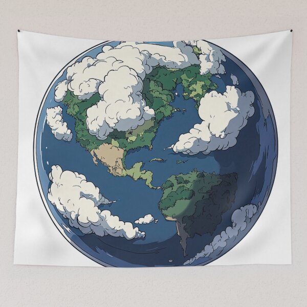 Item preview, Planet Earth | Anime style designed and sold by ComicsFactory.