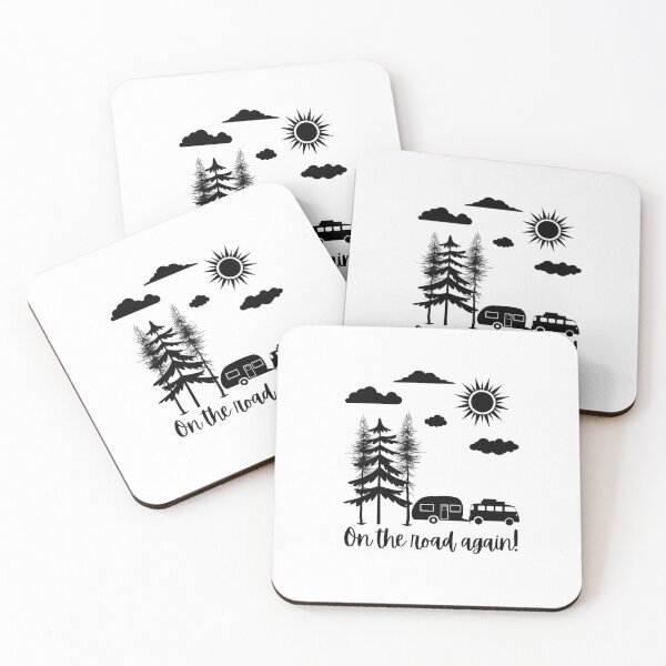 Item preview, Caravaning, Camping, On the road again designed and sold by PurrfectionMeow.