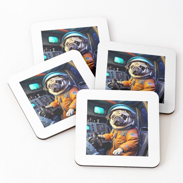 Item preview, pug-astronaut designed and sold by pug-maniac.
