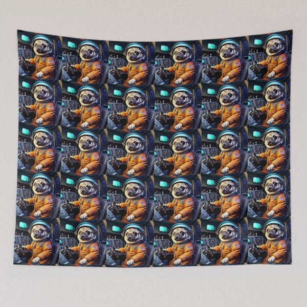 Item preview, pug-astronaut designed and sold by pug-maniac.