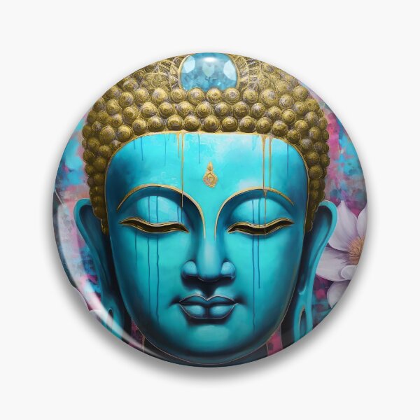 Item preview, Buddha louse in blue designed and sold by mark ashkenazi.