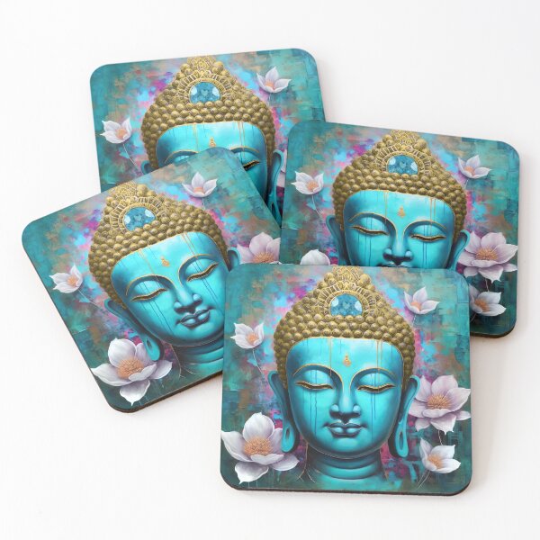 Item preview, Buddha louse in blue designed and sold by mark ashkenazi.