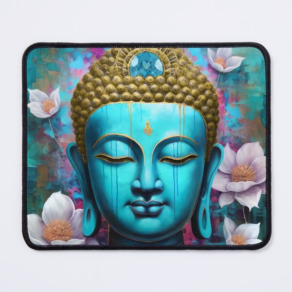 Item preview, Buddha louse in blue designed and sold by mark ashkenazi.