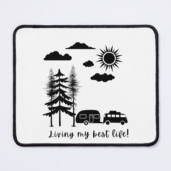 Item preview, Caravaning, Camping, Living my best lfe designed and sold by PurrfectionMeow.