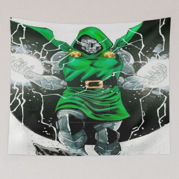 Item preview, Ruler of Latveria - Epic Villain Art designed and sold by MosaicMagic.