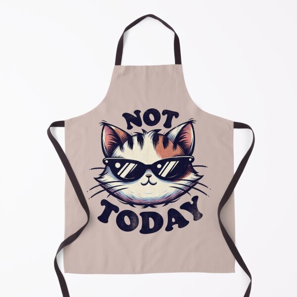 Item preview, Not Today Cat designed and sold by BassHeadMomma.