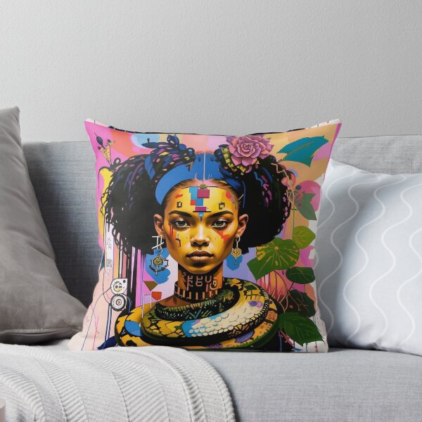 Item preview, Une femme serpent parmi des plantes fantastiques. designed and sold by Natalia-Vlad.