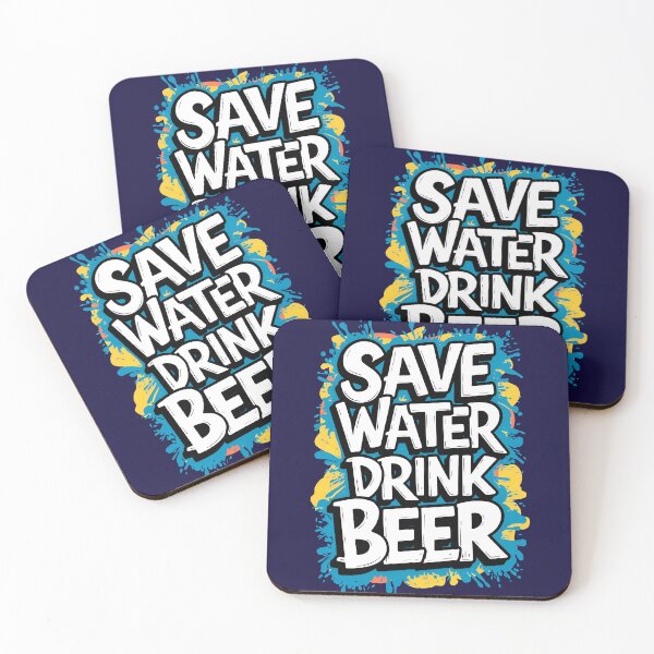 Item preview, Save Water Drink Beer Funny Drinking Quote designed and sold by TheArtOfPat.