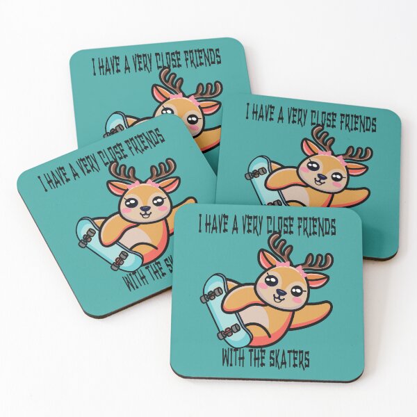 Item preview, I have a very close friends with the skaters Funny skaters animal  designed and sold by Caramellaty.