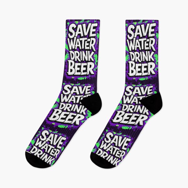 Item preview, Save Water Drink Beer Funny Drinking Quote designed and sold by TheArtOfPat.