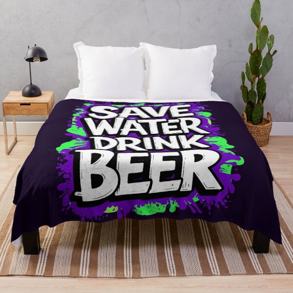 Item preview, Save Water Drink Beer Funny Drinking Quote designed and sold by TheArtOfPat.