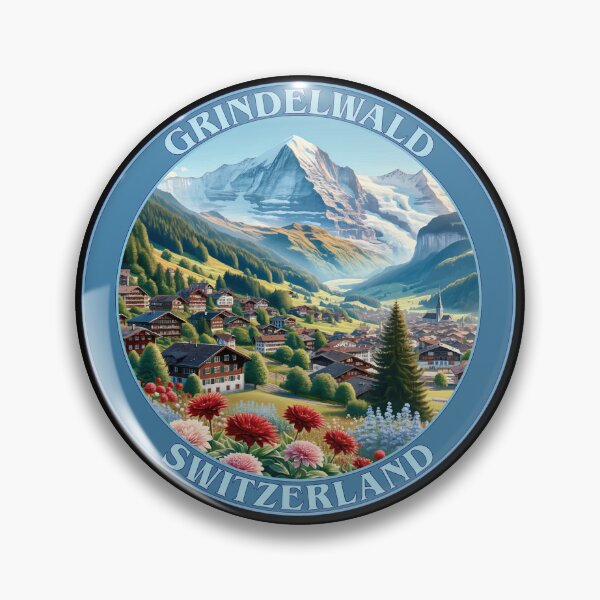 Item preview, Grindelwald Switzerland and Eiger Mountain designed and sold by NPStudio.