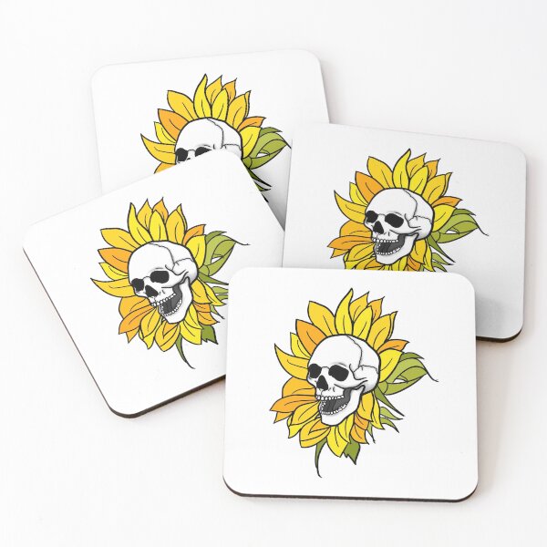 Item preview, Skull Sunflower  designed and sold by omgday.