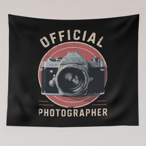 Item preview, Official Photographer - Cool Photography Lover Camera designed and sold by Urban-Alien.