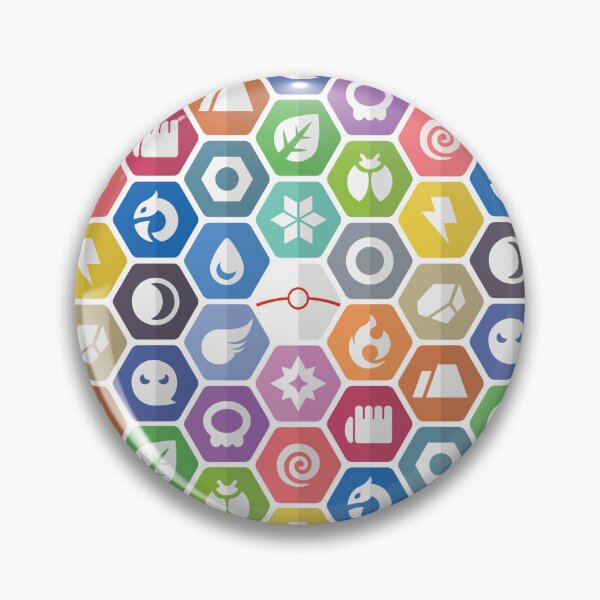 Item preview, Hex Type Pattern designed and sold by pokehexdex.