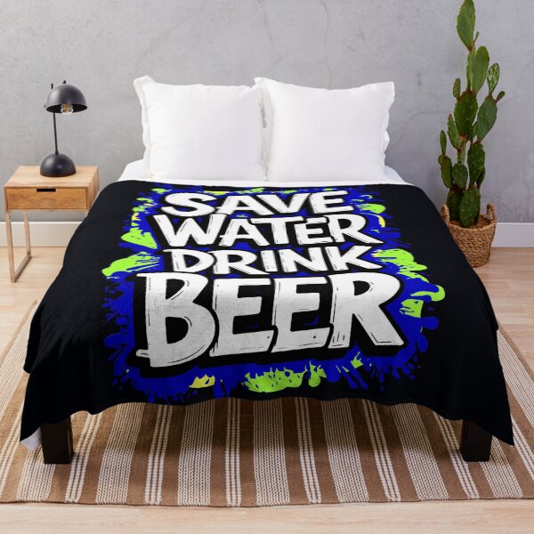 Item preview, Save Water Drink Beer Funny Drinking Quote designed and sold by TheArtOfPat.
