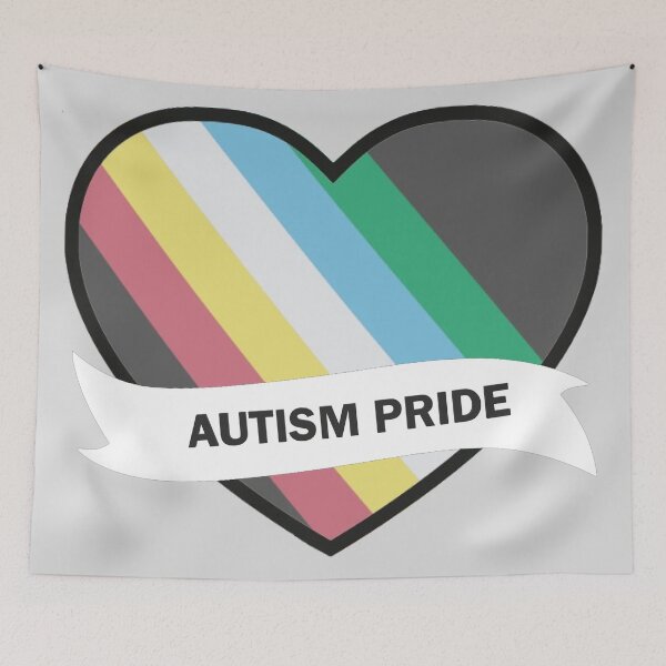 Item preview, Autism Pride Heart designed and sold by Spectrum Perspectives.