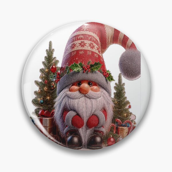 Item preview, Papá Noel rodeado de regalos navideños designed and sold by Pickmash.