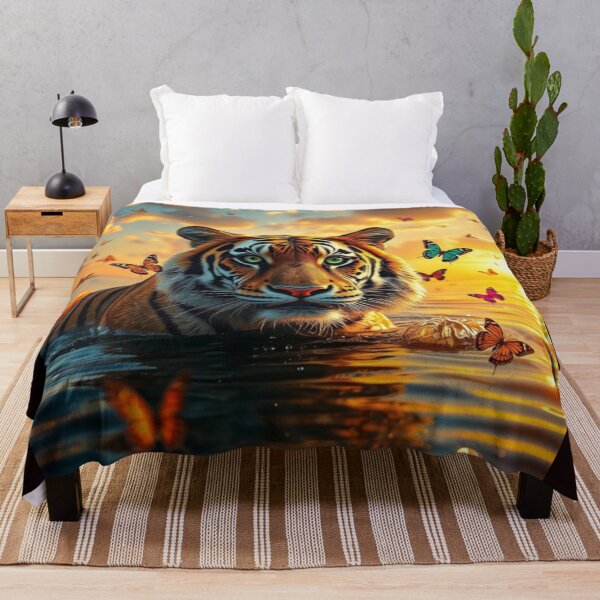 Item preview, Tiger and the Butterflies designed and sold by NicholeRose92.