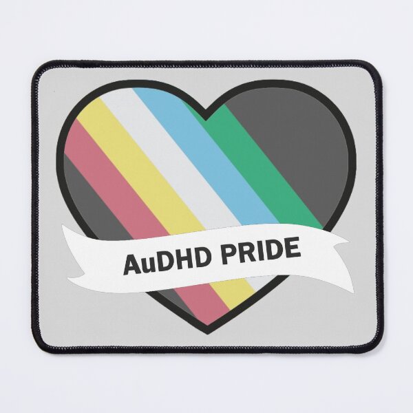 Item preview, AuDHD Pride Heart designed and sold by Spectrum Perspectives.
