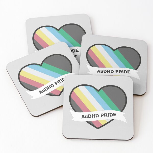 Item preview, AuDHD Pride Heart designed and sold by Spectrum Perspectives.
