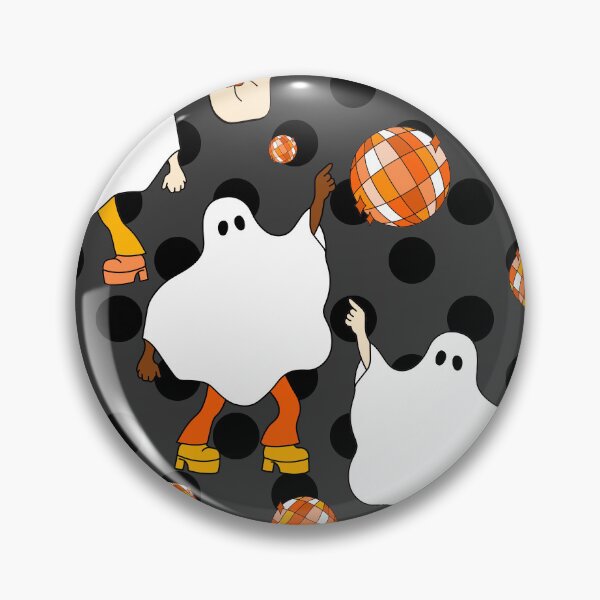 Item preview, disco halloween african ghost orange designed and sold by Gossip Rag.
