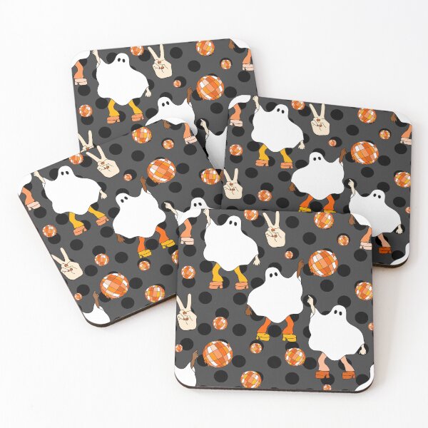 Item preview, disco halloween african ghost orange designed and sold by Gossip Rag.