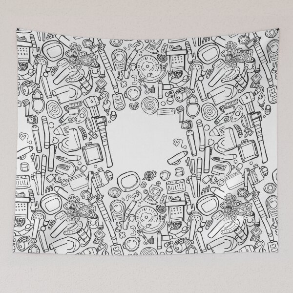 Item preview,  Hand-Drawn Doodle Background - Playful and Creative Design designed and sold by hjian8219.
