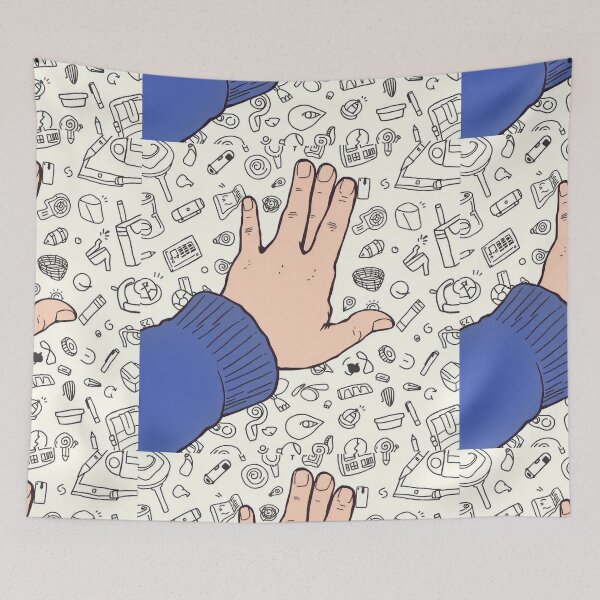 Item preview,  Hand-Drawn Doodle Background - Playful and Creative Design designed and sold by hjian8219.