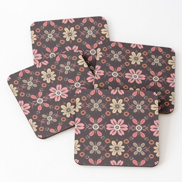 Item preview, Flat Floral Pattern Design - Elegant and Minimalistic Nature Illustration designed and sold by hjian8219.
