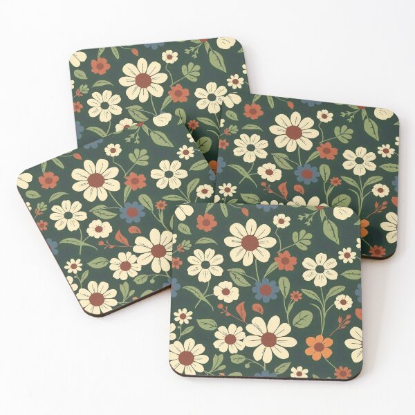 Item preview, Flat Floral Pattern Design - Elegant and Minimalistic Nature Illustration designed and sold by hjian8219.