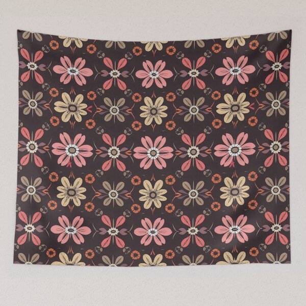 Item preview, Flat Floral Pattern Design - Elegant and Minimalistic Nature Illustration designed and sold by hjian8219.