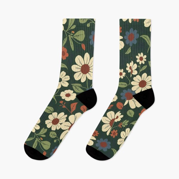 Item preview, Flat Floral Pattern Design - Elegant and Minimalistic Nature Illustration designed and sold by hjian8219.