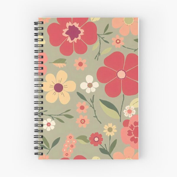 Item preview, Flat Floral Pattern Design - Elegant and Minimalistic Nature Illustration designed and sold by hjian8219.